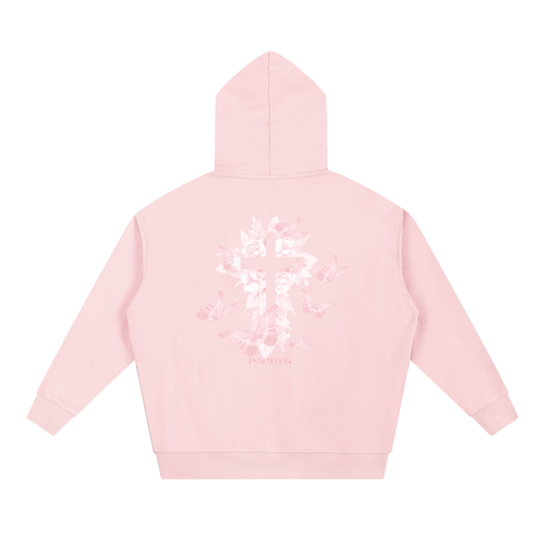 FEARFULLY & WONDERFULLY MADE PINK HOODIE
